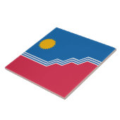 スー秋州旗（サウスダコタ） タイル (側面)