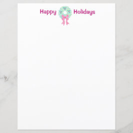 スーWeidlich著クリスマスのリースのクリスマスの紙