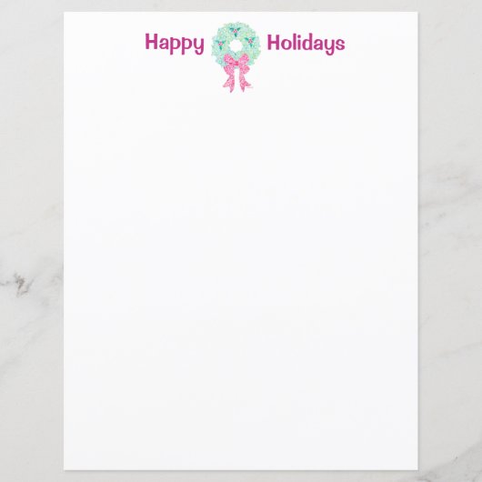 スーWeidlich著クリスマスのリースのクリスマスの紙 (正面)