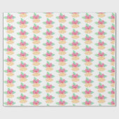 スーWeidlich著ジングルベルの包装紙 ラッピングペーパー (フラット)