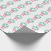 スーWeidlich著休日のリースの包装紙 ラッピングペーパー (角)