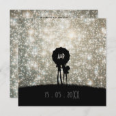 ス書ターズ結婚式招待状 招待状 (正面/裏面)