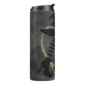 ス来プル（座る）で呪文ブラック熱タンブラー タンブラー (回転左)