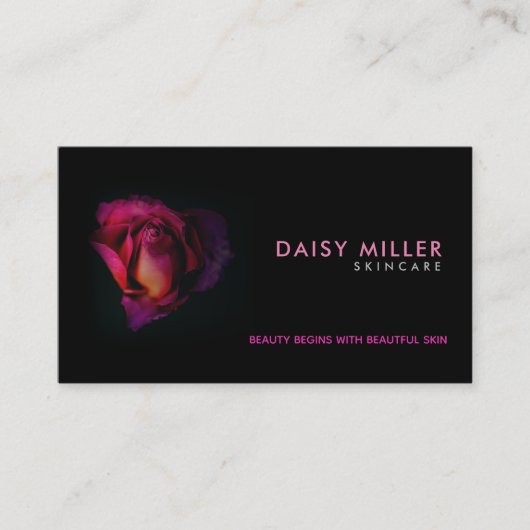 ス気にキン&コスメティックのスローガン名刺 名刺 (正面)