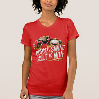 ス生まれイングに、勝つために組み込み – 女性ゴルフデザイン Tシャツ