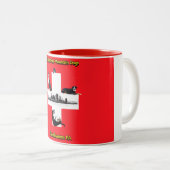 ス素晴らしイスのマウンテンドッグ ツートーンマグカップ (正面右)