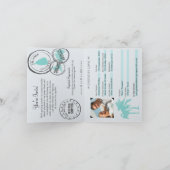 ス結婚リランカへのパスポート招待状 招待状 (内部)