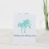 ス結婚リランカへのパスポート招待状 招待状 (裏面)