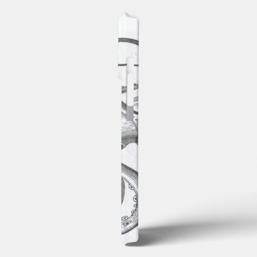 ス航海のチームパンクタコヴィンテージクラーケン海 Case-Mate iPhoneケース (裏面 / 左)