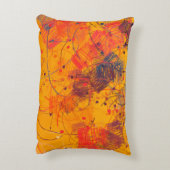 ス芸術的ケッチマテリアル抽象芸術幾何学模様 アクセントクッション (裏面(縦))