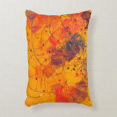 ス芸術的ケッチマテリアル抽象芸術幾何学模様 アクセントクッション (正面(垂直))