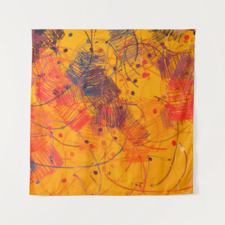 ス芸術的ケッチマテリアル抽象芸術幾何学模様 タペストリー