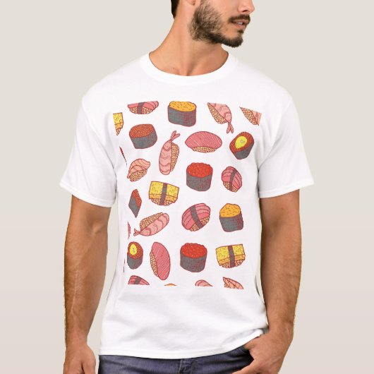 ス転がシ、ドードル、カラフル壁紙 Tシャツ (正面)