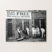 (ス遊ーツを押さえながら)ゴルフフリー ジグソーパズル (横)