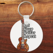 ス食べリープギターリピート。ヴィンテージカラフル キーホルダー (正面)