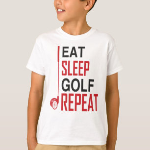 ス食べリープゴルフリピート Tシャツ