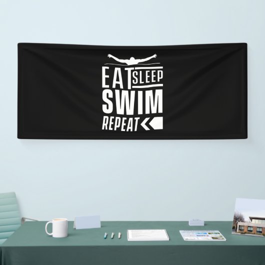 ス食べリープスイムの繰り返し 横断幕 (トレードショー)