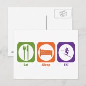 ス食べリープスキー ポストカード (正面/裏面)