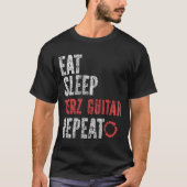 ス食べリープテルズのギターリピート Tシャツ (正面)