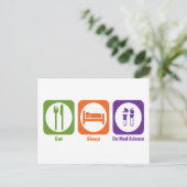 ス食べリープド不機嫌科学 ポストカード (スタンド正面)