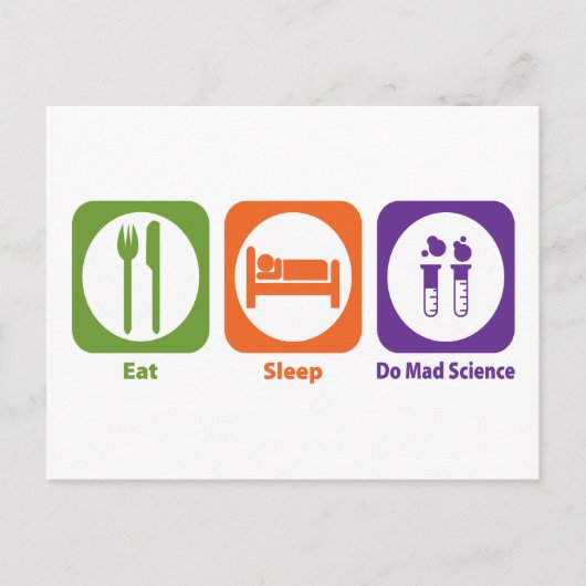 ス食べリープド不機嫌科学 ポストカード (正面)