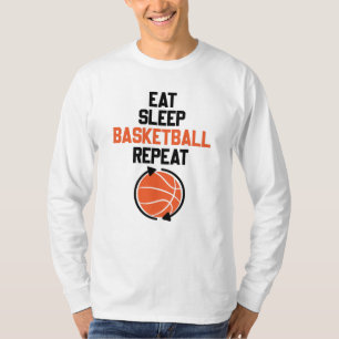 ス食べリープバスケットボールリピートギフトアイディアおもしろい Tシャツ