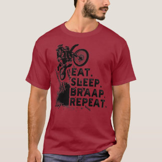 ス食べリープブラップリピおもしろいートダートバイクギフト Tシャツ