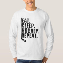  ス食べリープホッケーリピートTシャツ