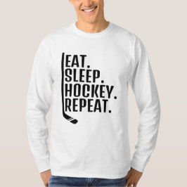  ス食べリープホッケーリピートTシャツ Tシャツ