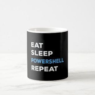 ス食べリープPowerShellリピート – 男性女性 コーヒーマグカップ