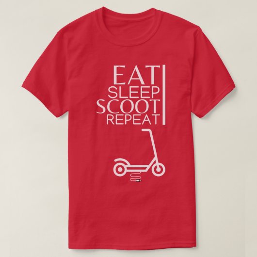 ス食べートスクート繰り返し1 Tシャツ (デザイン正面)