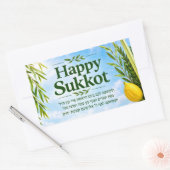 スukkaの装飾 長方形シール (封筒)