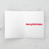 ズおもしろいームクリスマスカロルプンサンタイエス シーズンカード (内部)