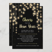 ズつるライツニューイヤーズイブホリデーパーティー 招待状 (正面/裏面)