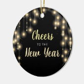 ズぶら下がったライツニューイヤーズイブ セラミックオーナメント (左)