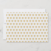 ズぶら下がったラブハートリトルスウィートアート誕生日 サンキューカード (裏面)