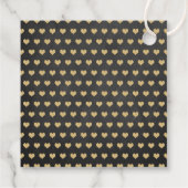 ズぶら下がったラブハートリトルスウィートアート誕生日 フェイバータグ (裏面)