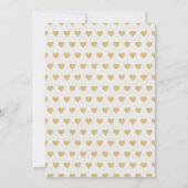 ズぶら下がったラブハートリトルスウィートアート誕生日 招待状 (裏面)