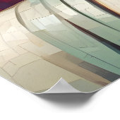 ズめい想ブッダポートレート | ピクセルアート ポスター (角)