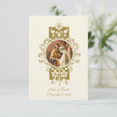 ズアンジェラス結婚祈りの言葉ベトロタールヴァージンメアリー エンクロージャーカード (スタンド正面)