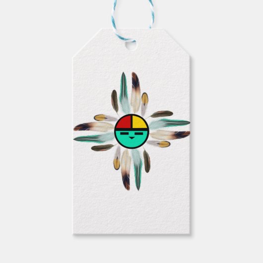 ズィアサンゴッドと羽 ギフトタグ (正面)