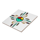 ズィアサンゴッドと羽 タイル (側面)