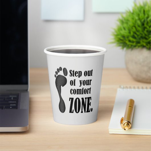 ズインスパイアブモダン・ブラック&グレー紙カップ 紙コップ (インサイチュ)