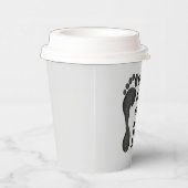 ズインスパイアブモダン・ブラック&グレー紙カップ 紙コップ (右)