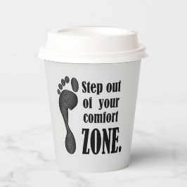 ズインスパイアブモダン・ブラック&グレー紙カップ 紙コップ