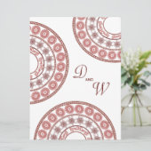 ズインディアン結婚ヘンナメンディイエローデシ招待状 招待状 (スタンド正面)