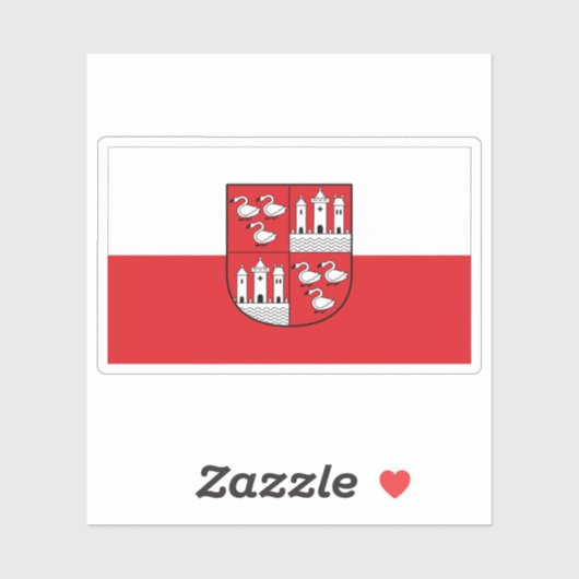 ズウィッカ国旗 シール (シート)