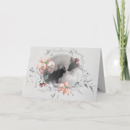 ズウォーター賛美カラーポインセチアスフォトリース カード