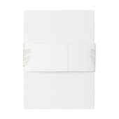 ズカップル結婚ハミングバード招待状用帯 招待状ベリーバンド (裏面例)