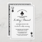 ズカ遊ードカップル婚約エースベガススペード 招待状 (正面/裏面)